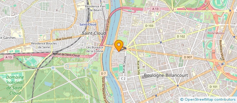 localisation de l'entreprise ELZEARD SARL à BOULOGNE-BILLANCOURT