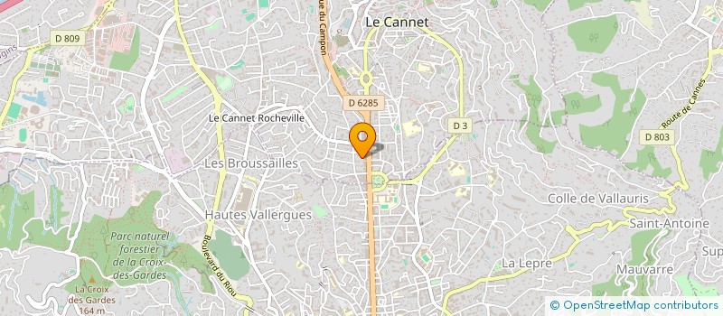 localisation de l'entreprise ELZEPHIR 1 à LE CANNET