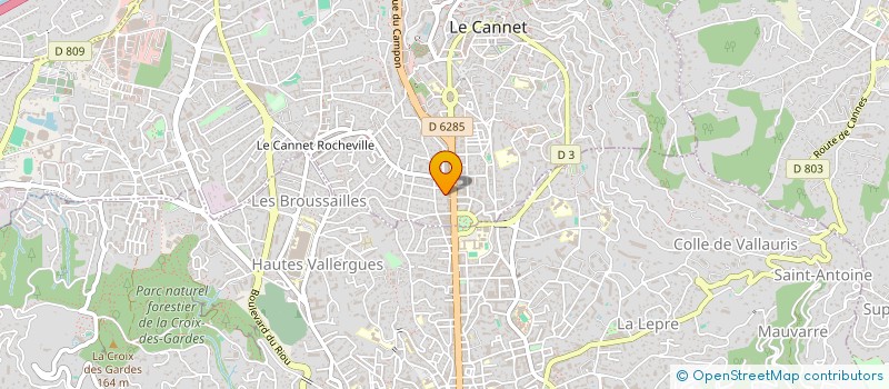 localisation de l'entreprise ELZEPHIR à LE CANNET