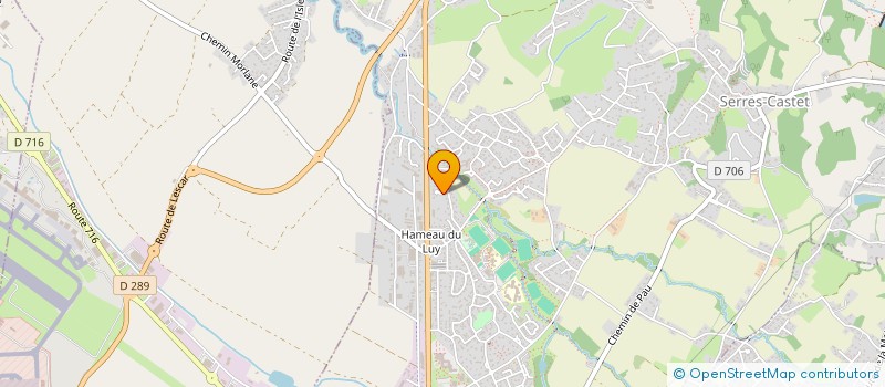 localisation de l'entreprise ELZEVIR à SERRES-CASTET