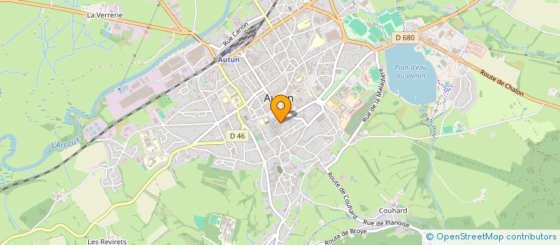 localisation de l'entreprise ELZO à AUTUN