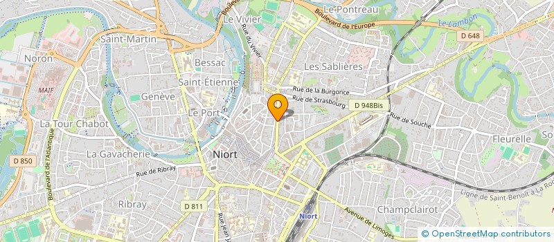 localisation de l'entreprise ELZO  NIORT