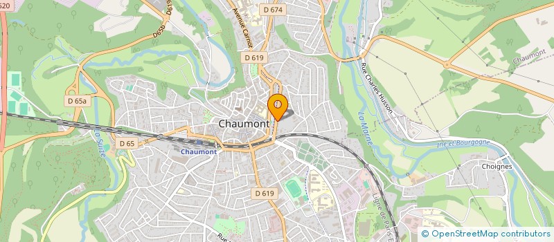 localisation de l'entreprise ELZOAR à CHAUMONT