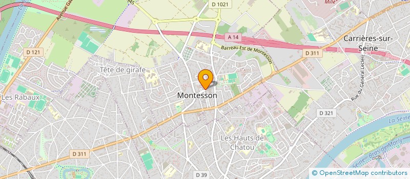 localisation de l'entreprise ELZODRA à MONTESSON