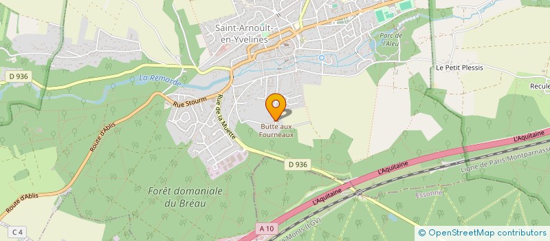 localisation de l'entreprise ELZOR INCENDIE à SAINT-ARNOULT-EN-YVELINES