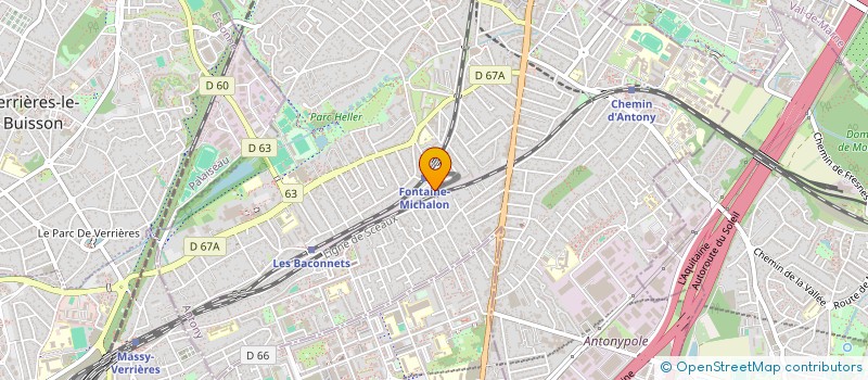 localisation de l'entreprise EM 34 à ANTONY