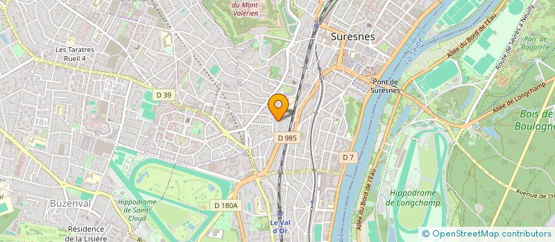 localisation de l'entreprise EM à SURESNES