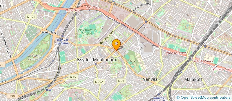 localisation de l'entreprise EM à ISSY-LES-MOULINEAUX