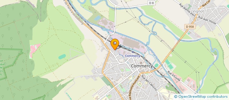 localisation de l'entreprise EM 55 à COMMERCY