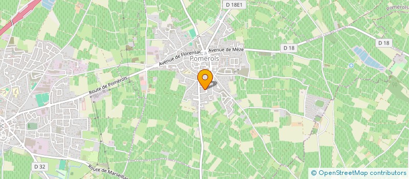 localisation de l'entreprise EM à POMEROLS