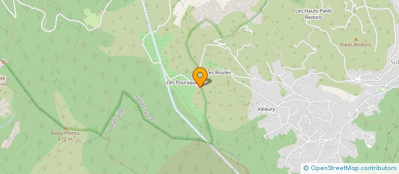 localisation de l'entreprise EM'ACO 2  SOLLIES-TOUCAS