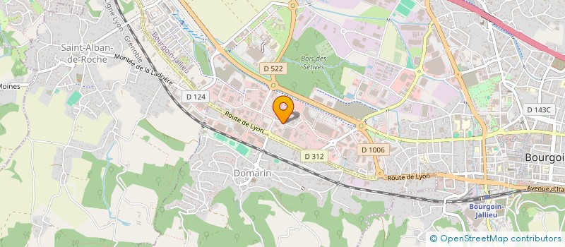 localisation de l'entreprise EM AGENCEMENT à BOURGOIN-JALLIEU