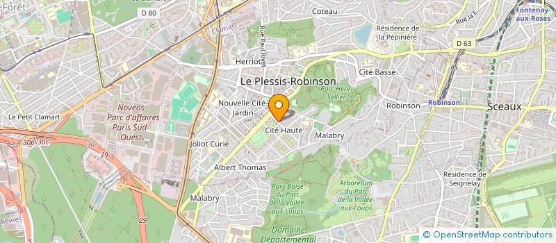 localisation de l'entreprise EM-ASSOCIATION D'AIDE AUX ENFANTS D'ASIE DU SUD-EST à LE PLESSIS-ROBINSON