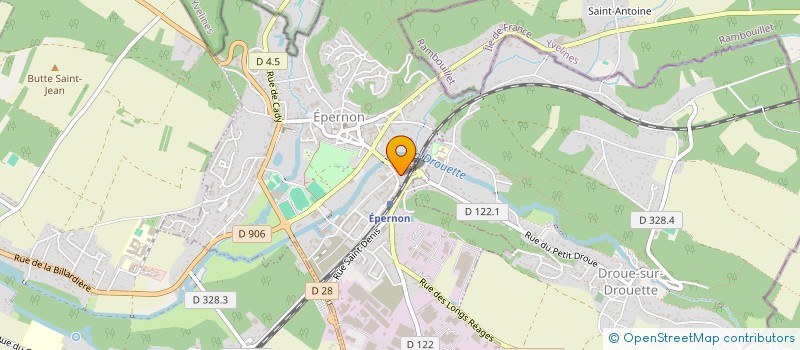 localisation de l'entreprise EM ASSOCIE à EPERNON