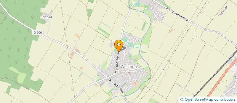 localisation de l'entreprise EM BATI  WESTHOUSE