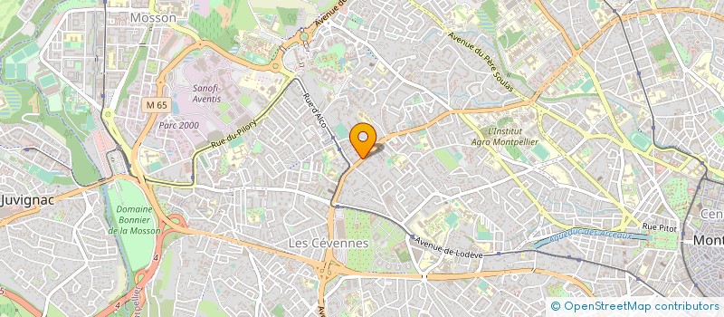 localisation de l'entreprise EM BATIMENT à MONTPELLIER