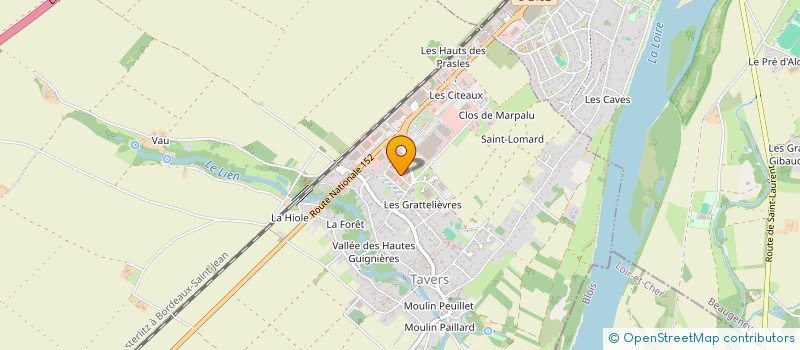 localisation de l'entreprise EM'BIO à TAVERS