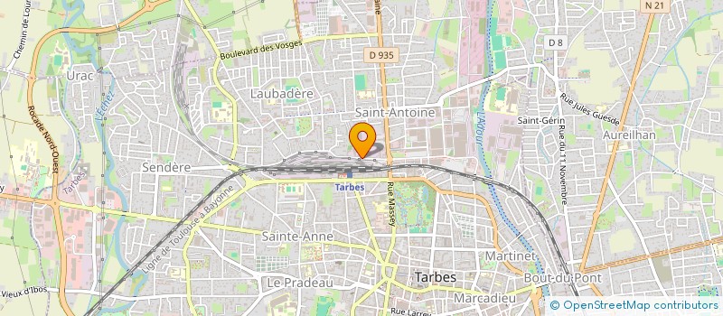 localisation de l'entreprise EM CIMA  SOUES