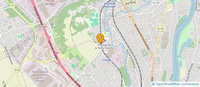 localisation de l'entreprise EM&CO à CORBEIL-ESSONNES