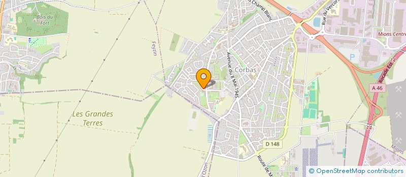 localisation de l'entreprise EM CONCEPT à CORBAS