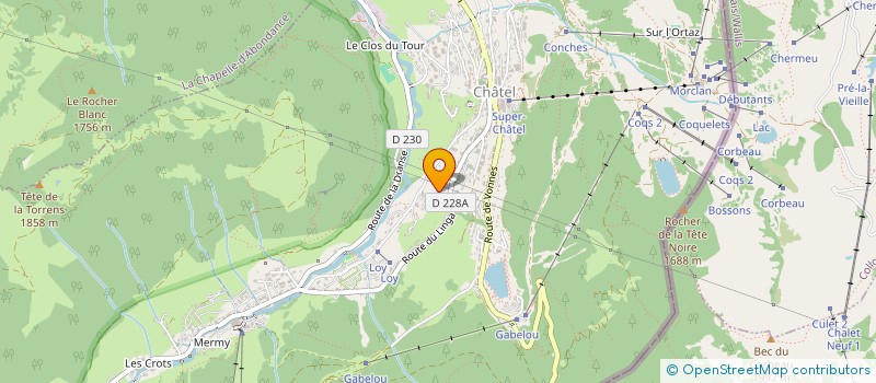 localisation de l'entreprise EM CONCIERGERIE  CHATEL