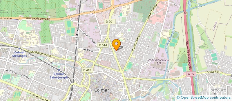 localisation de l'entreprise EM CONSEIL  COLMAR