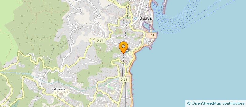 localisation de l'entreprise EM CONSTRUCTION à BASTIA