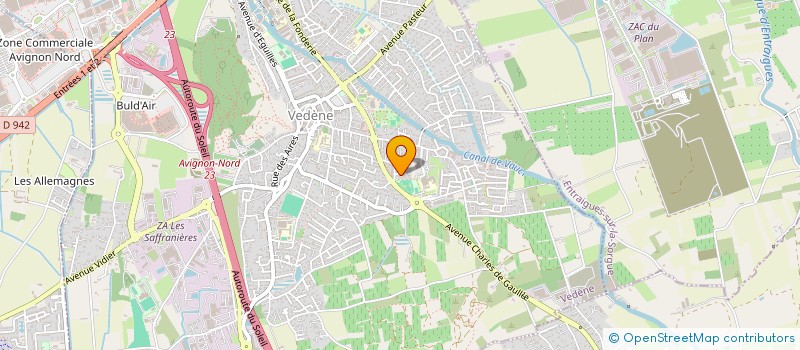 localisation de l'entreprise EM CONSTRUCTION à VEDENE