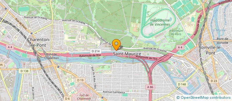 localisation de l'entreprise EM CONSULTING à SAINT-MAURICE
