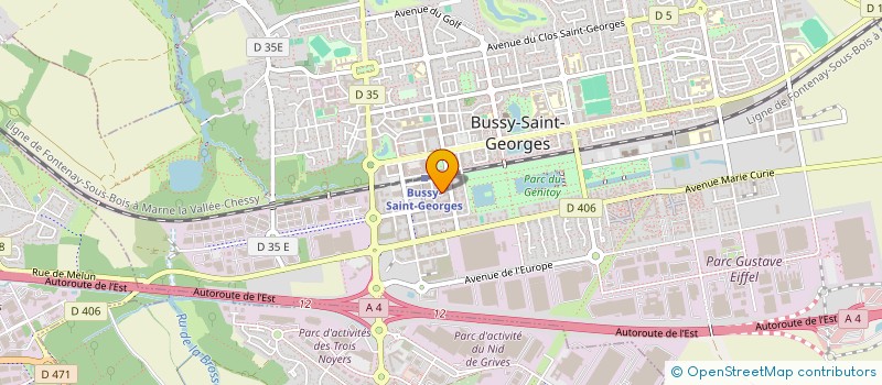 localisation de l'entreprise EM CONSULTING COMPANY à BUSSY-SAINT-GEORGES