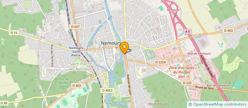 localisation de l'entreprise EM COURTAGE à NEMOURS