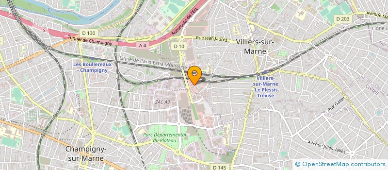 localisation de l'entreprise EM DEVELOPPEMENT à VILLIERS-SUR-MARNE