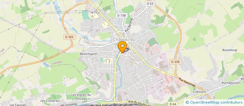 localisation de l'entreprise EM DISTRIBUTION à MONTVAL-SUR-LOIR
