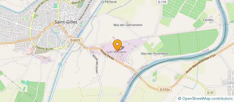 localisation de l'entreprise EM ELEC  SAINT-GILLES