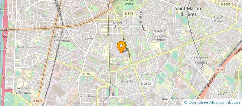 localisation de l'entreprise EM'ELEC à GRENOBLE