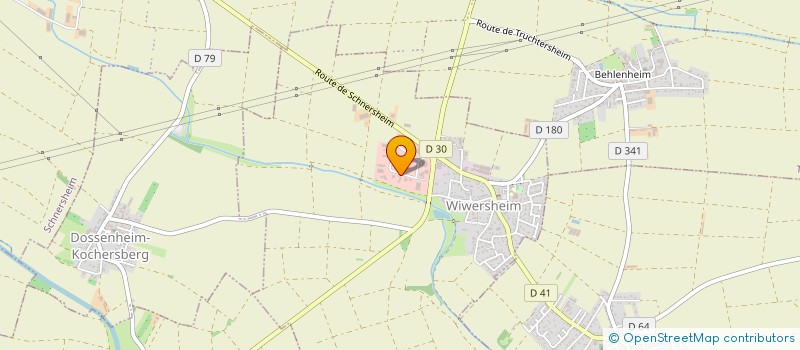 localisation de l'entreprise EM ENERGIES  WIWERSHEIM