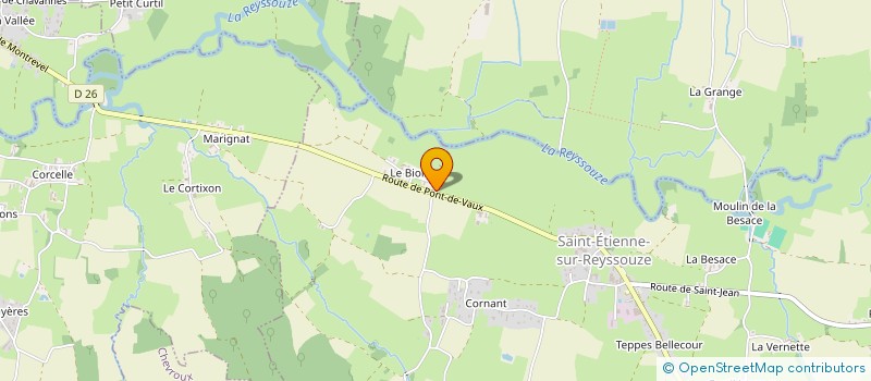 localisation de l'entreprise EM ET CIF  SAINT-ETIENNE-SUR-REYSSOUZE