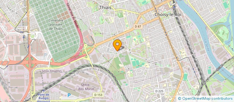 localisation de l'entreprise EM FOUNDING  THIAIS