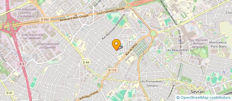 localisation de l'entreprise EM GLOWW  AULNAY SOUS BOIS