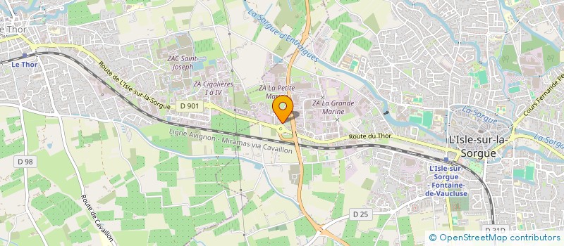 localisation de l'entreprise EM GROUP  LE THOR