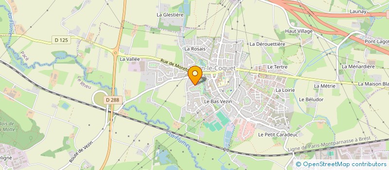 localisation de l'entreprise EM.H  VEZIN-LE-COQUET