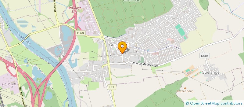 localisation de l'entreprise EM HAIR  GUENANGE