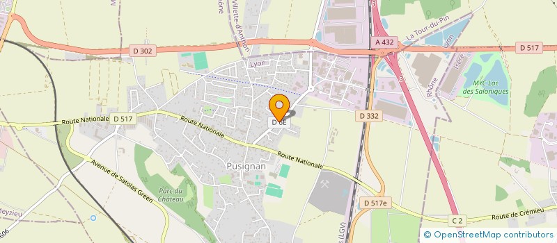 localisation de l'entreprise EM HOLDING  PUSIGNAN