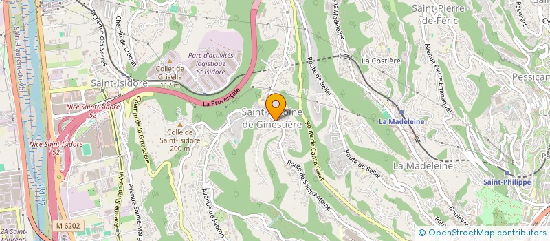 localisation de l'entreprise EM HOLDING  NICE