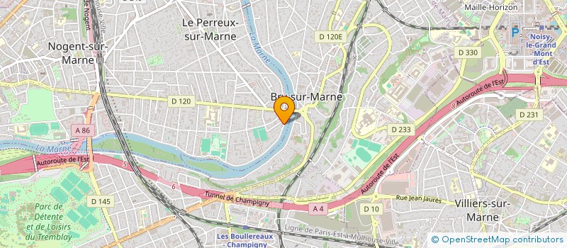 localisation de l'entreprise EM HOLDING  LA TESTE-DE-BUCH