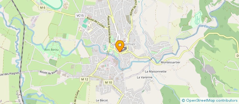 localisation de l'entreprise EM IMMO  SAINT-GALMIER