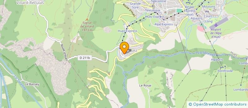 localisation de l'entreprise EM IMMO  HUEZ