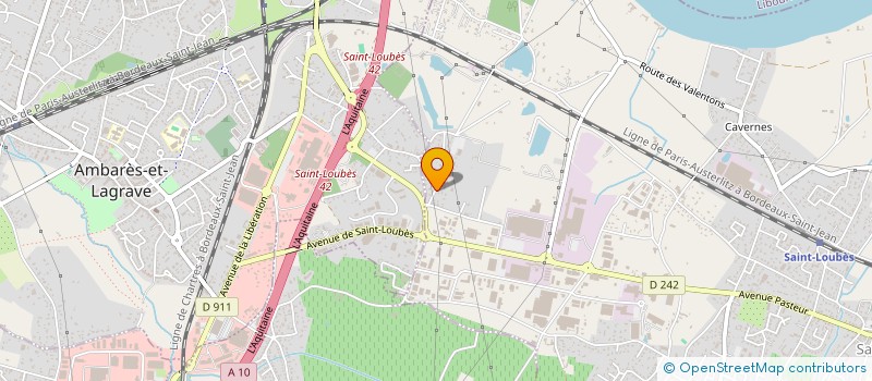 localisation de l'entreprise EM IMMOBILIER  SAINT-LOUBES