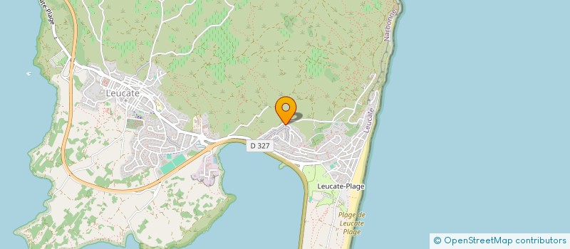 localisation de l'entreprise EM INVEST  LEUCATE