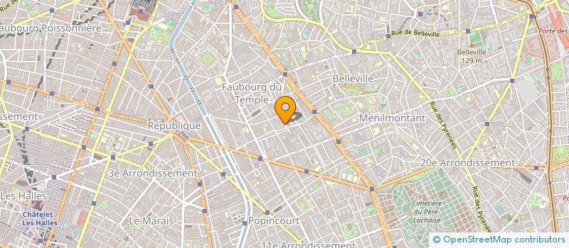 localisation de l'entreprise EM INVEST  PARIS